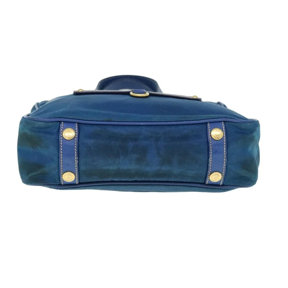 💎✨BEAUTIFUL✨💎 PRADA Hand Bag Nylon 2way Blue - Picture 6 of 16